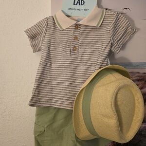 Classic Striped Polo Shirt for Kids